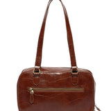 Joy Susan Jackie Faux Croc Boston Shoulder Bag