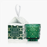 Voluspa Noble Fir Garland Boxed Pedestal Candle Ornament