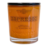 Rewined Espresso Brown Glass Lidded Candle