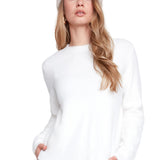 Reunar Creme Cozy Feather Yarn Sweater