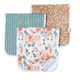 Copper Pearl 3 Pack Premium Burp Cloths - Autumn