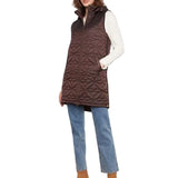 Charlie B Mocha Sleeveless Puffer Vest