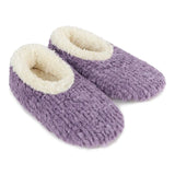 Snoozies Slippers - Purple Teddy Bear