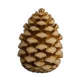 Gold Jeweled Pine Cone 10"