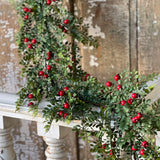 Lancaster + Vintage 5' Lively Berry Bough Garland