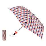 Vinrella Gingham Pink Water Bottle Umbrella