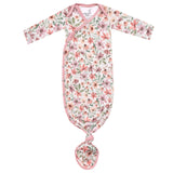 Copper Pearl Newborn Knotted Gown - Natalie