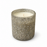 4" Silver Textured Glass Votive Candle