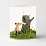 Fox and Hedgehog - Love & Friendship Greeting Cards