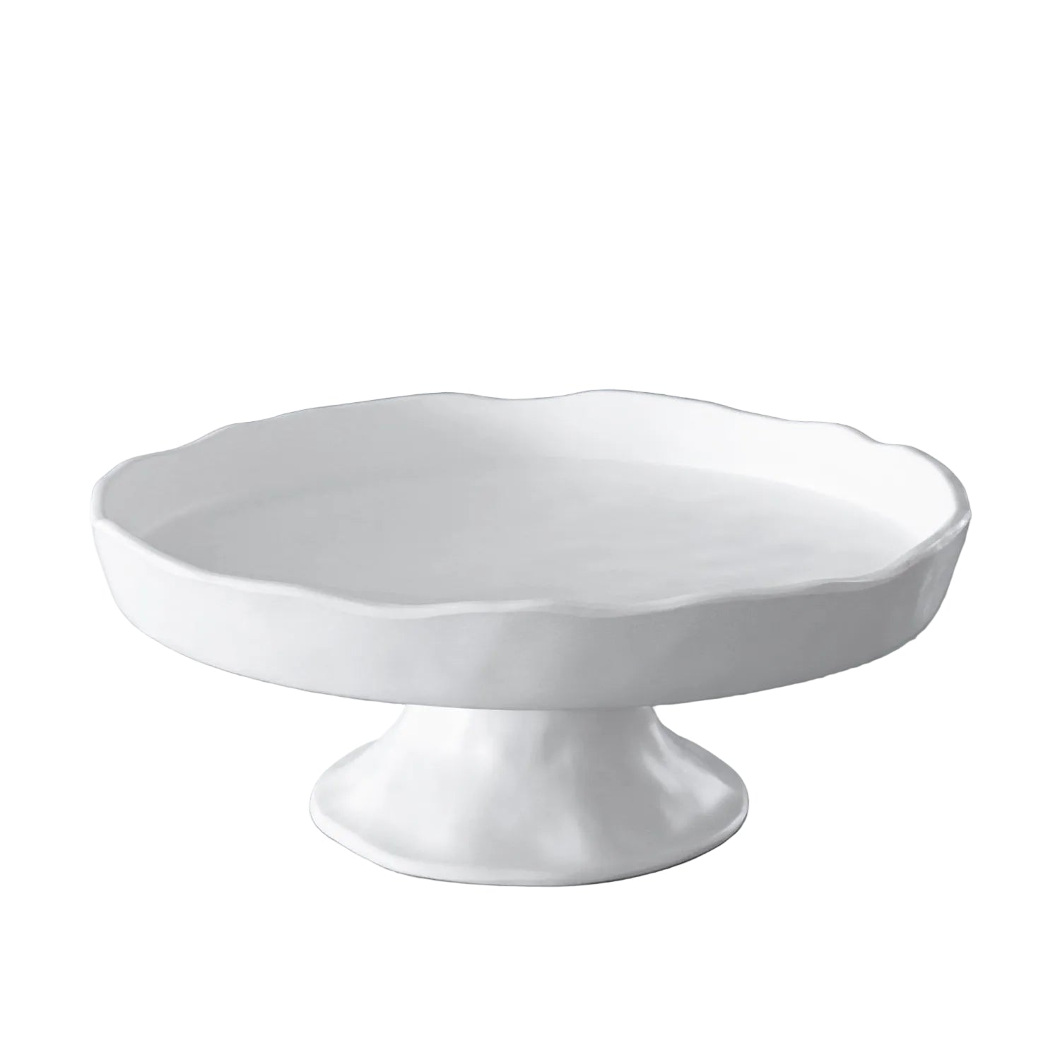 VIDA Nube Round Pedestal Cake Plate (White)