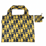 Maize and Blue Michigan Eco Reusable Bag