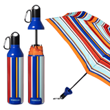 Vinrella Striped Out Water Bottle Umbrella