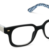 Peepers Glossary (Blue Light): Black/Wavy / Reading / 2.00