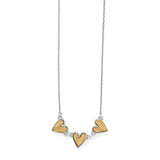 Cascade Heart Trio Necklace
