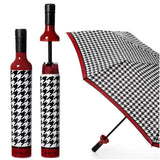 Vinrella Houndstooth Bottle Umbrella