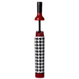 Vinrella Houndstooth Bottle Umbrella