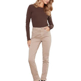 Charlie B Latte Cuffed Hem Twill Pants