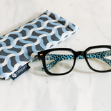 Peepers Glossary (Blue Light): Black/Wavy / Reading / 2.50