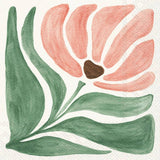 Modern Petals Peach Paper Cocktail Napkins Pack of 20