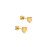 Gold Hadley Screwback Stud Earrings