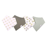 Copper Pearl 4-Pack Bandana Bibs - Haven