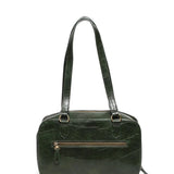 Joy Susan Jackie Faux Croc Boston Shoulder Bag