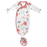 Copper Pearl Newborn Knotted Gown - Farmstead