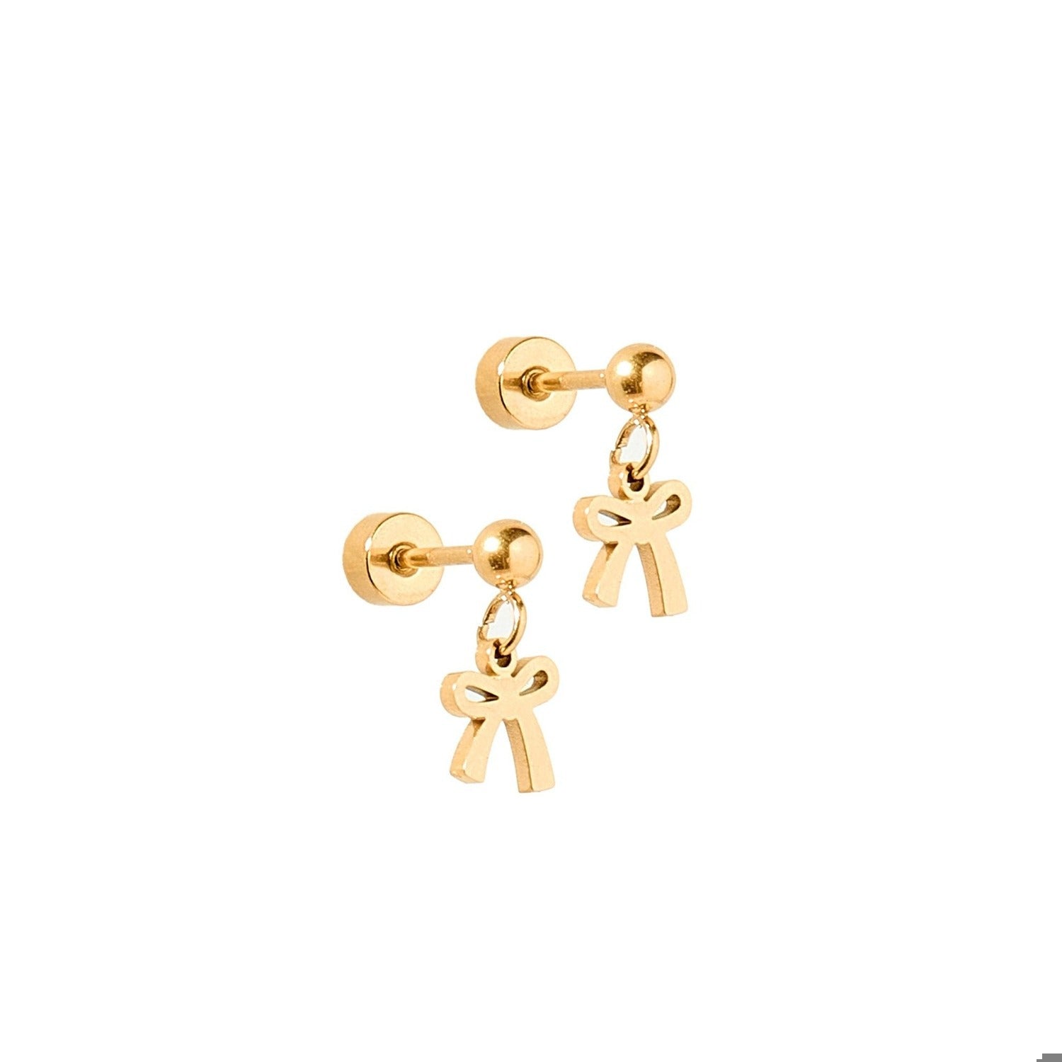 Screwback Stud Earrings - Millie Bow
