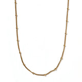 Gold Miles Necklace