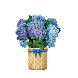 Mini Nantucket Hydrangeas Pop-Up Bouquet & Card