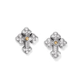 Luna Cross Mini Post Earrings