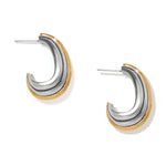 Ferrara Deco Large Hoop Earrings