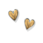 Cascade Heart Post Earrings