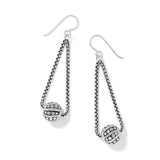 Pebble Dot Bola French Wire Earrings