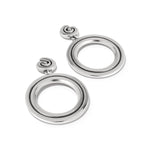 Contempo Moda Ring Post Drop Earrings
