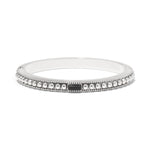 Pretty Tough Gem Hinged Bangle