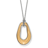 Cascade Two Tone Oval Necklace