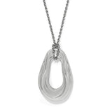 Cascade Two Tone Oval Necklace