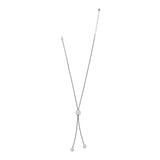 Pretty Tough Bold Stud Lariat Necklace