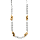 Interlok Single Knot Drops Collar Necklace