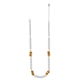 Interlok Single Knot Drops Collar Necklace