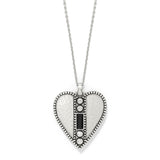 Pretty Tough Gem Heart Necklace