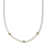 Meridian Petite Pearl Station Necklace