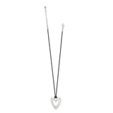 Cascade Open Heart Cord Necklace