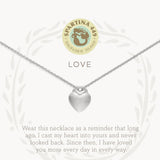 SLV Necklace 18" Love/Heart SIL