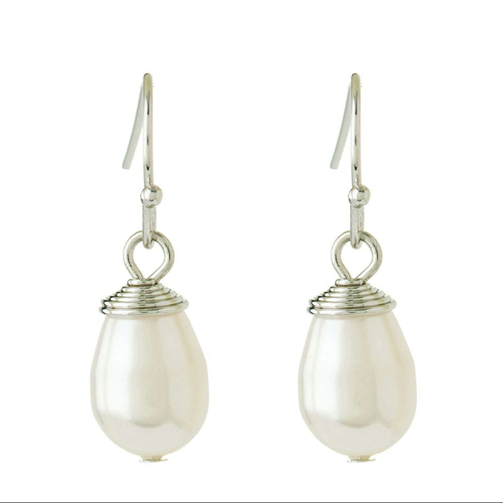 SLV Drop Earrings Find Peace SIL