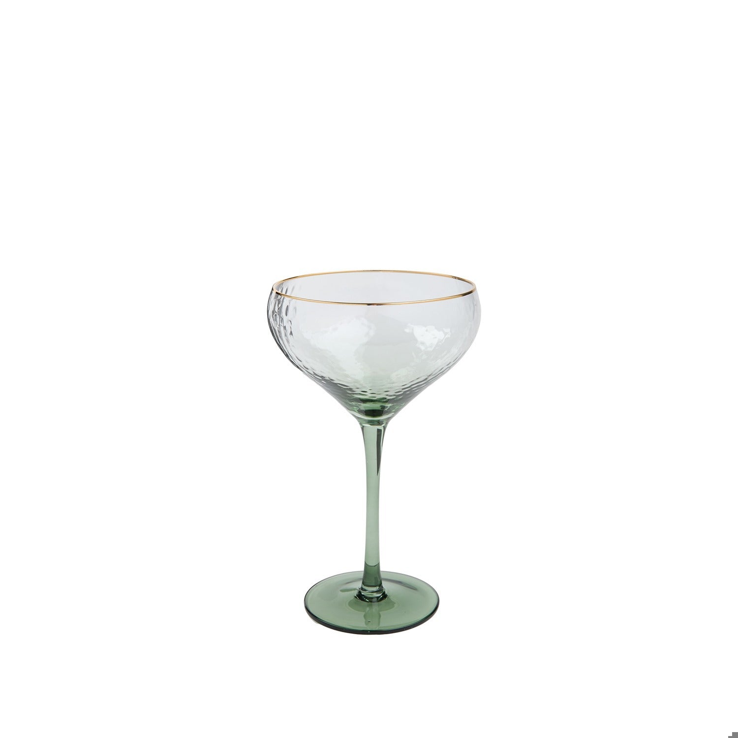 Giselle Green Coupe Champagne Glass