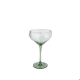 Giselle Green Coupe Champagne Glass