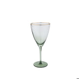 Giselle-Green White Wine Glass
