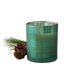 Green Plaid Medium Lantern